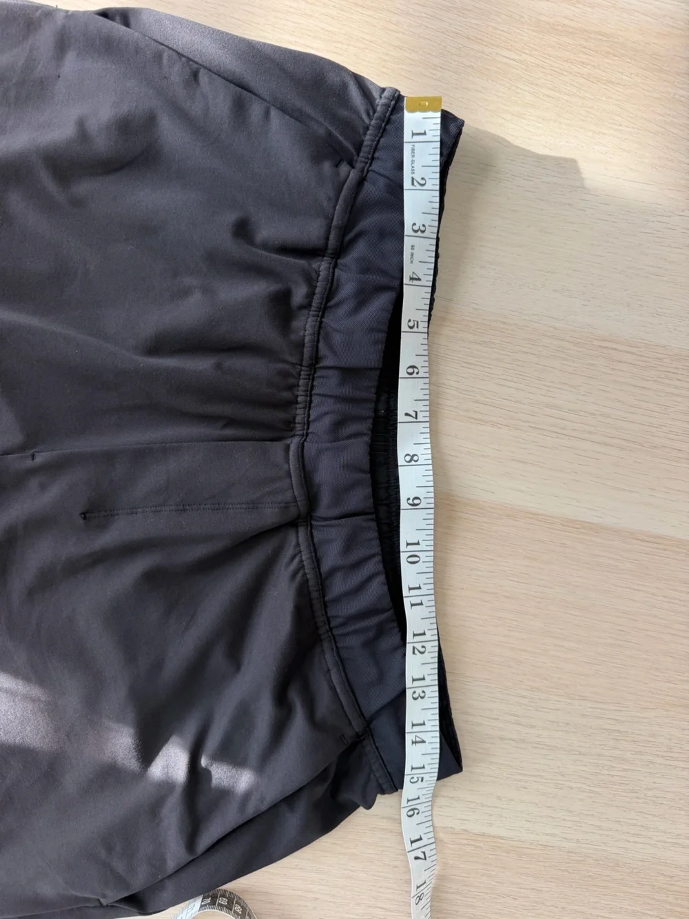 Lululemon Men’s Athletic Shorts Size L Black Drawstring Zip Pocket Training Gym